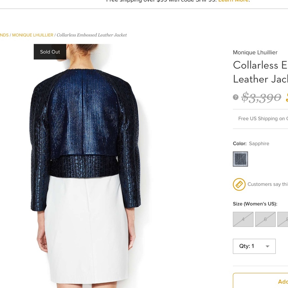 Monique Lhuillier metallic jacquard seamed jacket